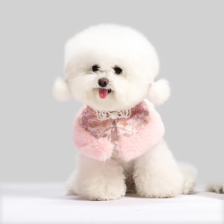 犬猫用中華風刺繍衣装【小型犬・猫用・ペット服・お祭り用】