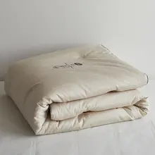大豆繊維使用の暖かい布団【全棉・厚手・冬用・春秋対応・シングルサイズ】
