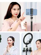 360度回転式スマートフォン三脚スタンド【デスク＆フロア用・ポータブル・汎用タイプ】