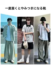 Warrior 夏用 メンズスポーツシューズ【スニーカー・ホワイト・カジュアルデザイン】