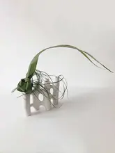 花瓶 ドライフラワー用 セラミック 陶器 フェンスデザイン モダン おしゃれ リビング インテリア オブジェ