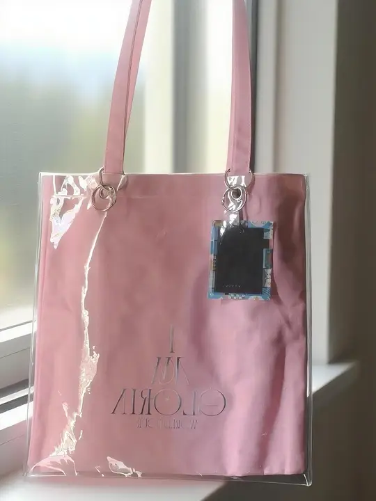 帆布製トートバッグ用透明PVC保護カバー【DIY・コンサート応援・防水】