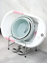 ステンレス製 大型洗面器スタンド【バスルーム用・収納棚・赤ちゃん用】