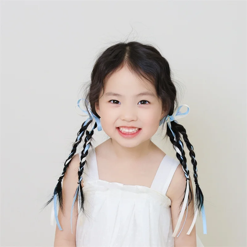 バレエ風リボン付きヘアクリップ：子供用漢服スタ  イルのデザインと実用性