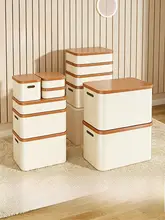 プラスチック収納ボックス【化粧品・小物・お菓子整理用・キッチン対応】