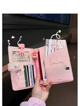 かわいいトイプードルデザインのパスポートケース兼財布【女性用・収納力抜群】