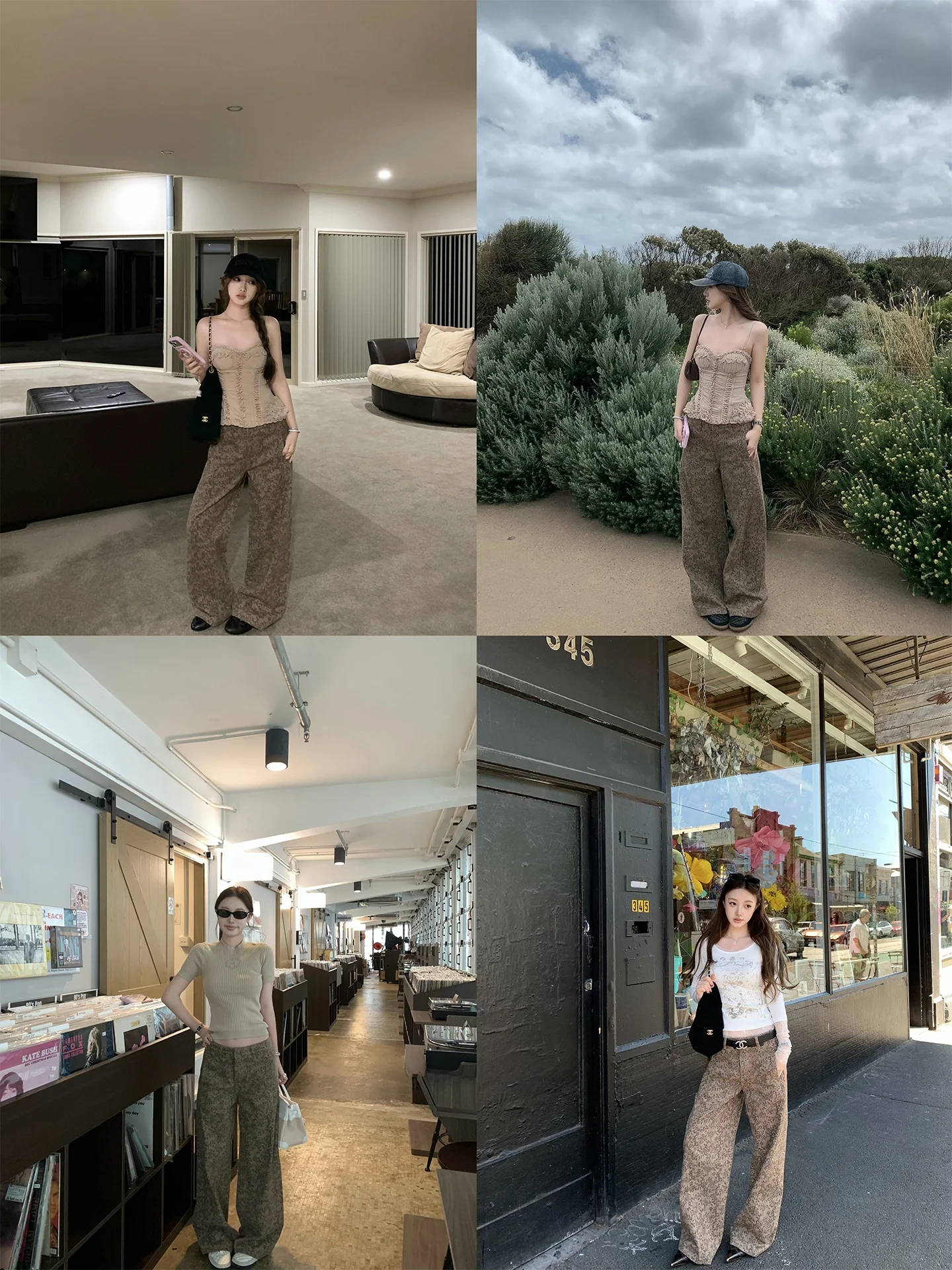 40代の女性が選ぶべきギャルパンツは？美式復古レオパード柄デニムパンツの着こなしと選び方