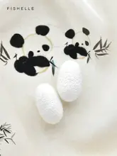 パンダデザインのシルクスカーフ【オリエンタルスタイル・ギフトボックス入り】
