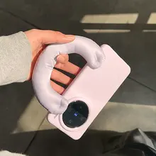 液体シリコン製スマートフォンケース【スタンド付き・防落下・高級感】