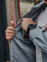 AlphaGym 春用 ヴィンテージスタイルのメンズシャツ【アメリカンワークスタイル・ルーズフィット・翻領】
