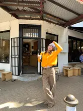 コーデュロイストレートパンツ【ヴィンテージスタイル・フィット・ロング丈】