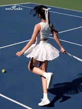 テニスドレス【レース・速乾・スポーツ用・レギンス付き】（セットアップ対応）