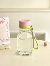 高温耐性の食品用プラスチック製ストロー付きカップ【持ち運び便利・お洒落デザイン】