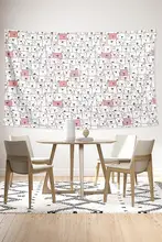 タペストリー 背景布 ポスター 犬のイラスト コミック風 アメリカンスタイル ストリート ポップ ユーモア インテリア