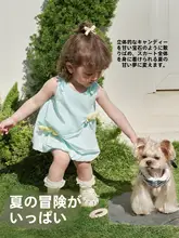 ワンピース キッズ ガールズ 通気性 スイート おしゃれ かわいい 「Balabala」