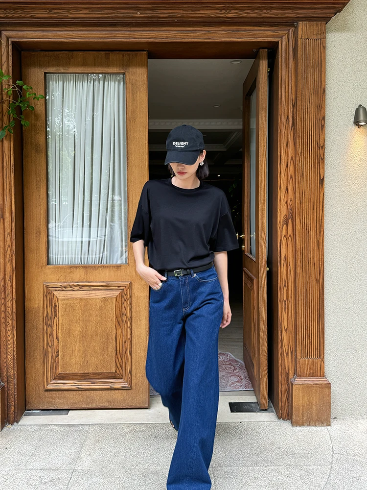 ブラックデニム コーデ 失敗しないガイド｜高腰ワイドレッグの選び方と配色のコツ