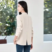 レディース高級感あるジャケット【春秋用・カジュアル・小さめサイズ】