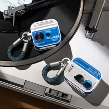 イヤホンケース レコード型 立体 ストラップ付き オリジナル おしゃれ AirPods Pro AirPods 第3世代 第4世代 対応