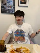 メンズ 半袖Tシャツ【白・ラウンドネック・ビンテージ風・風景プリント・ゆったり】