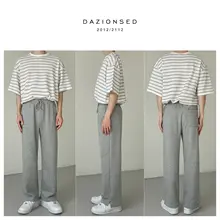 春秋用 メンズスウェットパンツ【ウエストゴム・フィット・ストレートシルエット】