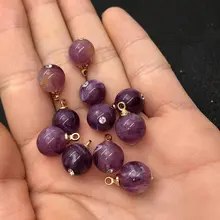 手縫い装飾ボタン風 パール風ペンダント【衣類・帽子・バッグ用】