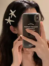 ヘアピン ヘアクリップ ヘアアクセサリー レディース ヒトデ スター 前髪留め 上品 おしゃれ 海