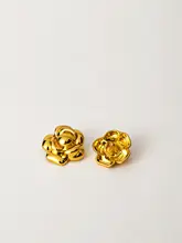 金属製ミニボタン【凹凸面・金銀色・女性用シャツ用予備手縫いボタン】