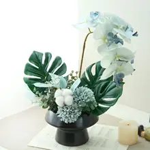 北欧風 シンプルなデザインの蝴蝶蘭造花【リビング・寝室・バルコニー用デコレーション】