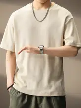 極上の柔らかさ ワaffle編みの短袖Tシャツ【夏用・ゆったりシルエット・アメリカンヴィンテージスタイル】