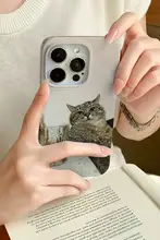 微醺ワイン猫デザインのスマホケース【iPhone用・ソフトタイプ・対応機種多数】