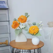 高級感のあるひまわりの造花【インテリア装飾・リビング・テーブル用】