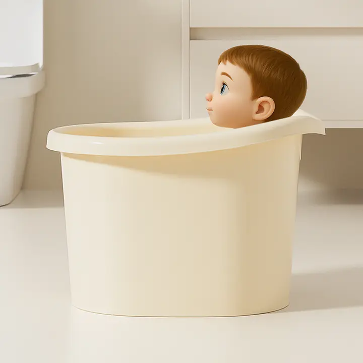 子供用バスバケツ【家庭用・座浴型・広めのバス tub】