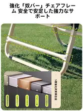 Urbanwave アウトドアキャンプ用折りたたみテーブルとチェア【携帯便利・ピ クニック・パーティー用】（セットアップ対応）
