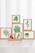 植物標本フレーム【DIY・アクリル製・両面透明・木製・押し花用】