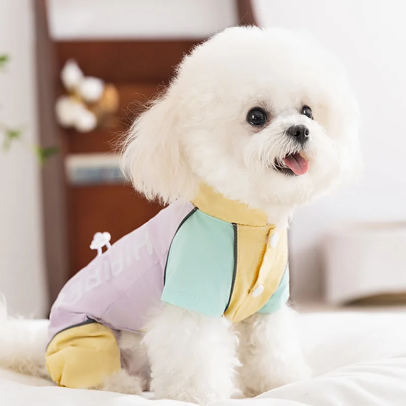 春夏用 薄手小型犬用ウェア：夏の散歩で快適に過ごすための四脚衣
