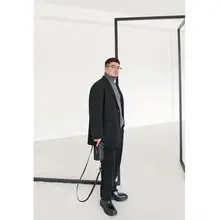 ビジネスカジュアル ワイドフィットパンツ【半松緊ウエスト・極上の柔らかさ】