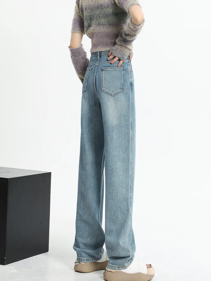 175 背の高い超ロング ジーンズ 女性 2025 新しいスタイル