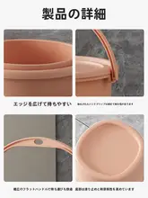 折りたたみ式プラスチックバケツ【持ち手付き・厚手・耐衝撃・蓋付き】