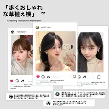 ハート型ジルコニアとパールの流しフープイヤリング【上品で大人の雰囲気】
