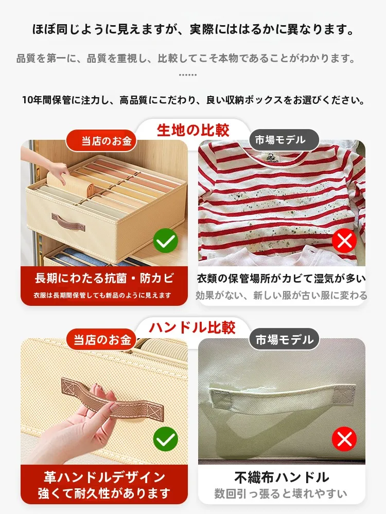 クローゼット上の空間に最適な収納ボックスの選び方：友納の折りたたみ式2段ボックス