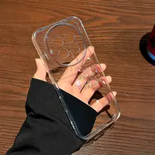 スマホケース Honor Magic 9 8 7 6 5 対応 レディース クリア ソフトケース 耐衝撃 カメラレンズ保護 シンプル 可愛い「Honor」