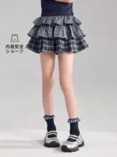 ティアードスカート キッズ ガールズ プリーツ フリル フェミニン 秋冬