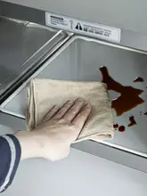 三角形ファイバー製 キッチン用マルチクリーナー【吸水・吸油・デスク用】