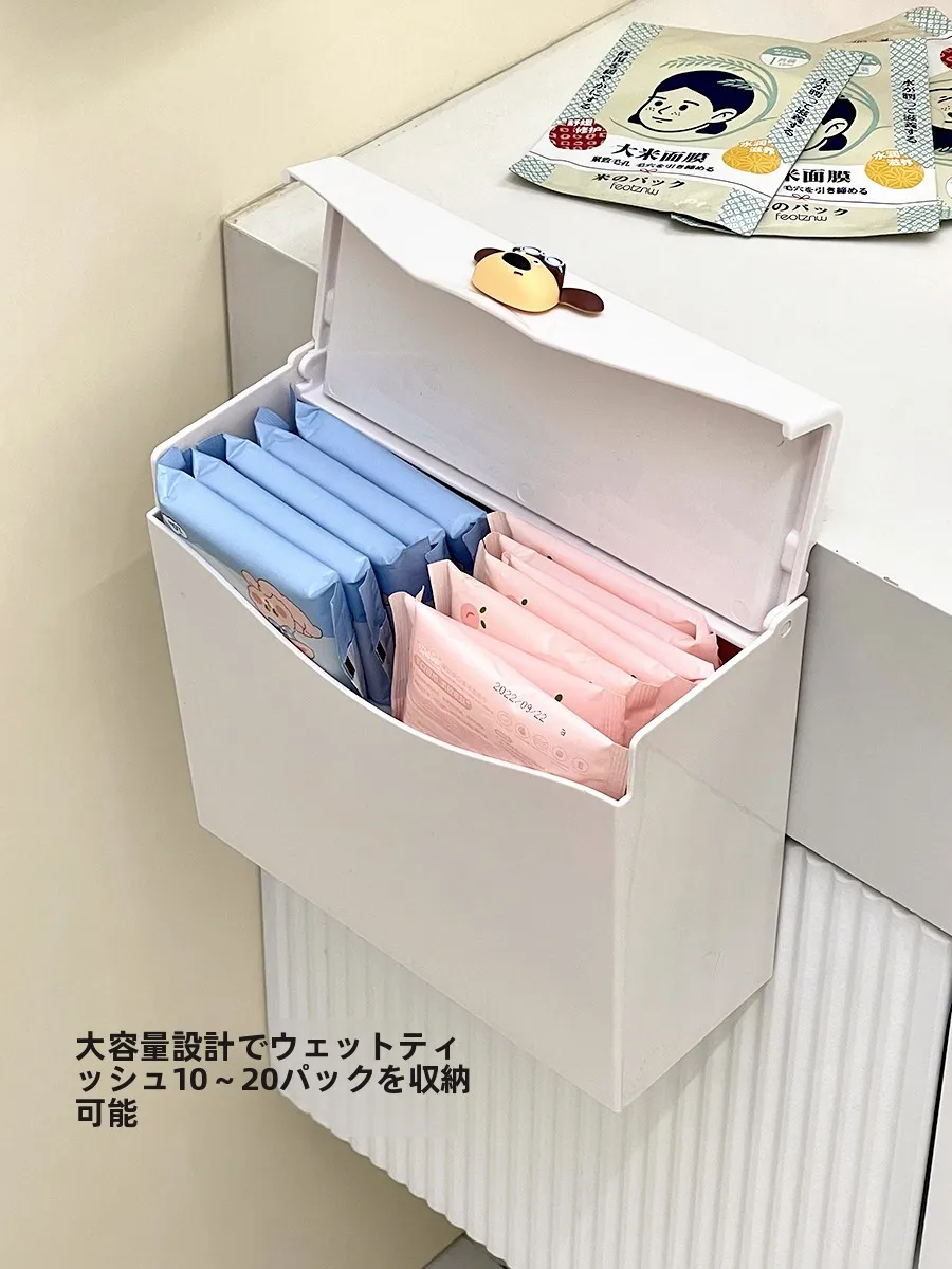 トイレの収納がぐっとスッキリする！可愛い壁掛け式密閉サニタリーボックスは、本当に必要なの？