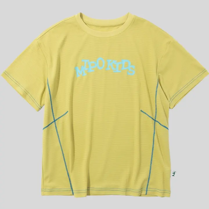 夏用子供Tシャツとショートパンツ【男女兼用・超軽量・吸湿・アウトドア向け】（セットアップ対応）