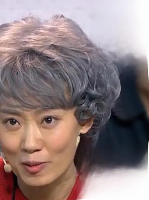 ステージ用 ショートカール グレーウィッグ【高齢者向け・演技用・婦人用】