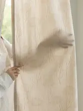 高級感あふれる透光の間仕切りカーテン【禅風デザイン・穴あけ不要】