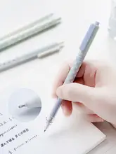 ノック式ゲルボールペン 速乾性 おしゃれ 黒 学生用 勉強用