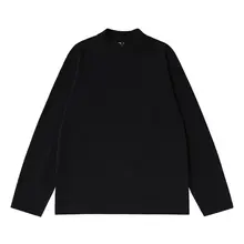 アメカジ ヴィンテージ 無地 ハーフジッパー Tシャツ