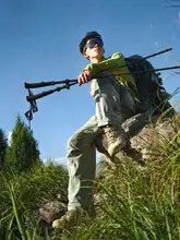 HUMTTO 冬用 メンズアウトドアハイカットトレッキングシューズ【防水・防滑・サンド・男女兼用】（セットアップ対応）